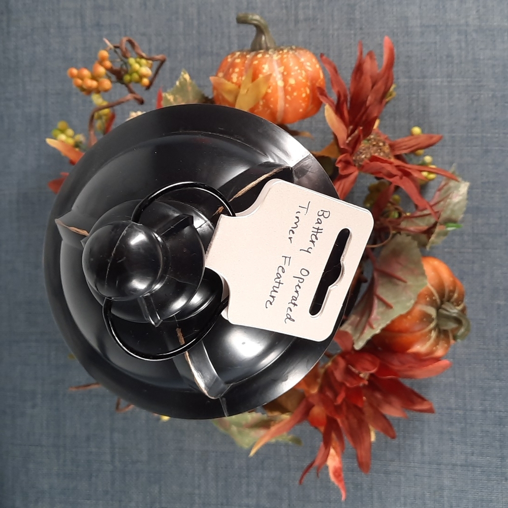 Lantern Battery Candle Operated Fall Harvest Autumn Thanksgiving Sit Hang NWT - Picture 5 of 9